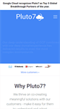 Mobile Screenshot of pluto7.com